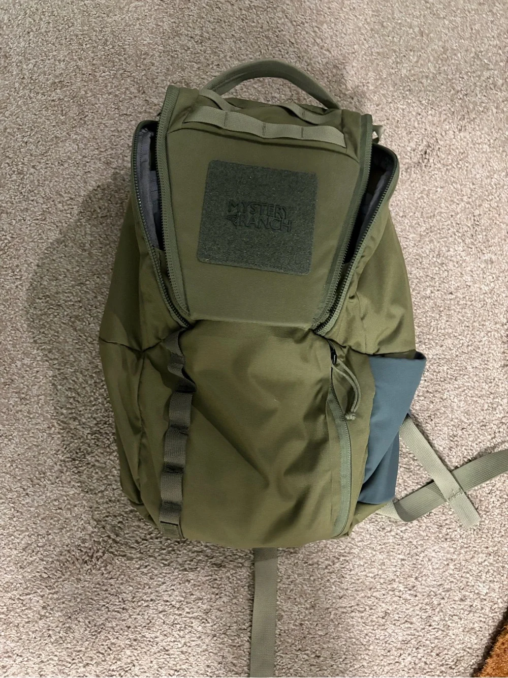 MYSTERY RANCH Olive Green Everyday Tactical Backpack with Side Pocket